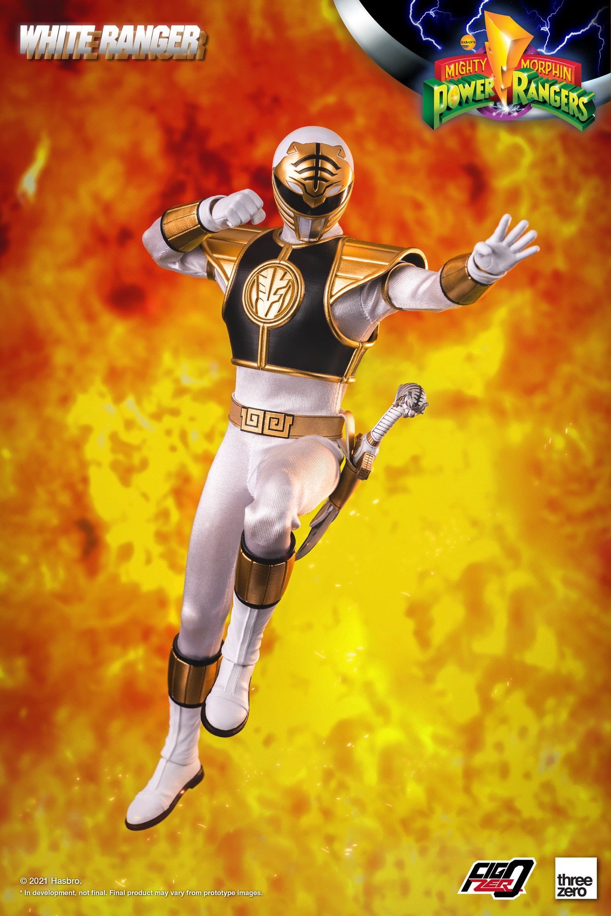 Threezero - Mighty Morphin Power Rangers - White Ranger