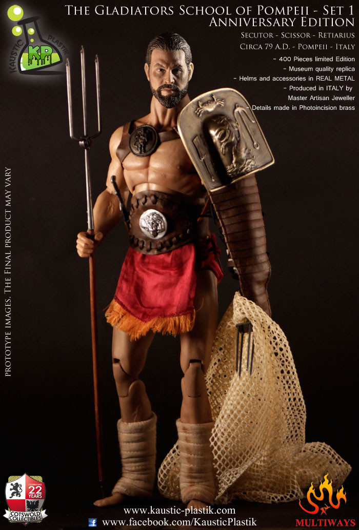 Kaustic Plastik - the Gladiator School of Pompeii