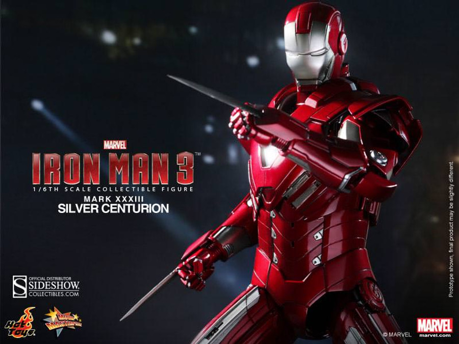 Hot Toys - Iron Man 3 - Mark 33 - Silver Centurion