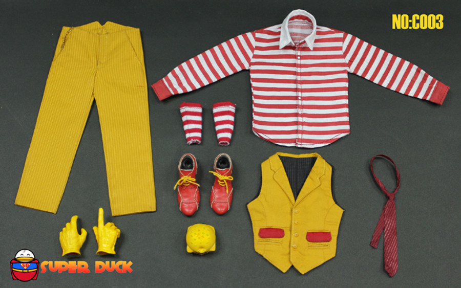 Super Duck - Hamburg Uncle Clothes Set - Ronald McDonald