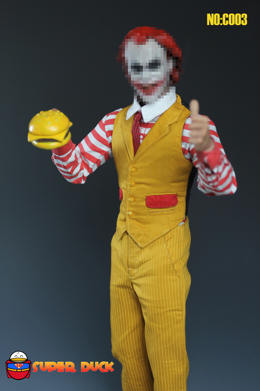 Super Duck - Hamburg Uncle Clothes Set - Ronald McDonald