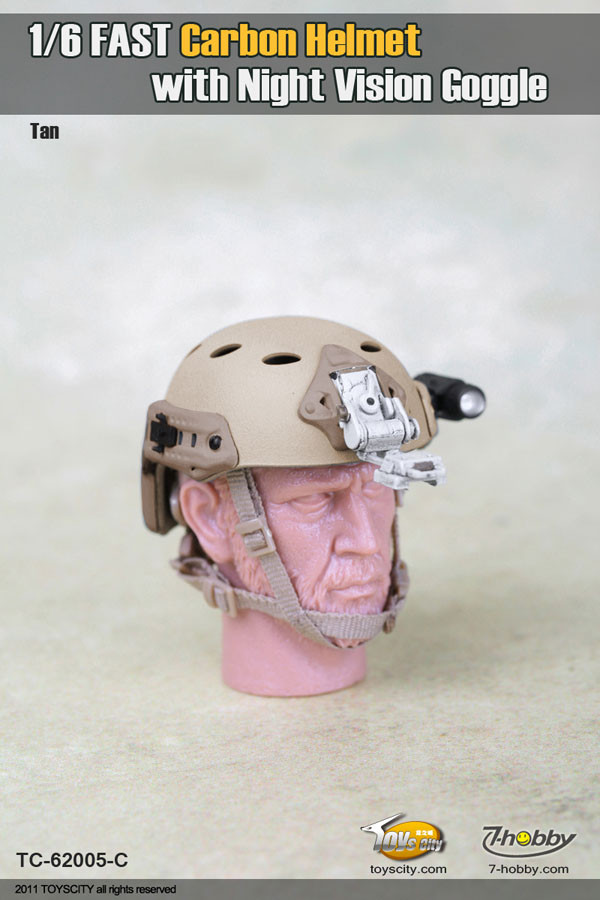 Toys City - Fast Carbon Helmet - Tan