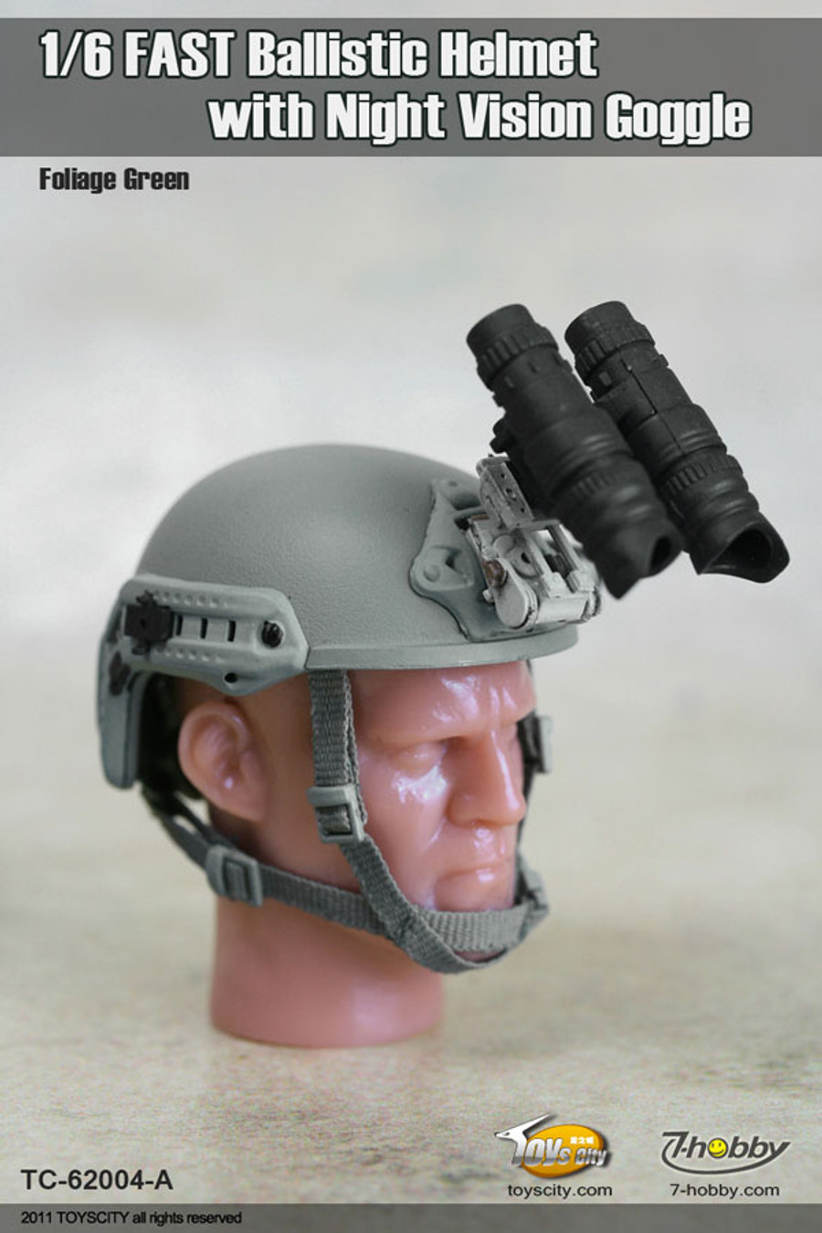 Toys City - Fast Ballistic Helmet - Foliage Green