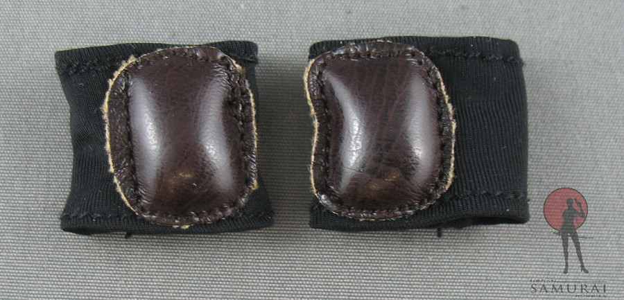 Phicen - Knee Guards - Spandex - Brown Leather