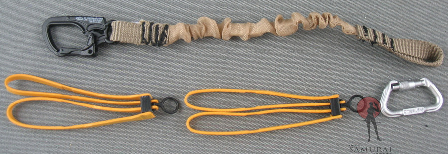 Soldier Story - Roping/Rigging Set - 1 Lanyard, 2 Yellow Rigging Lines (Static) & 1 Silver Climbing Clip