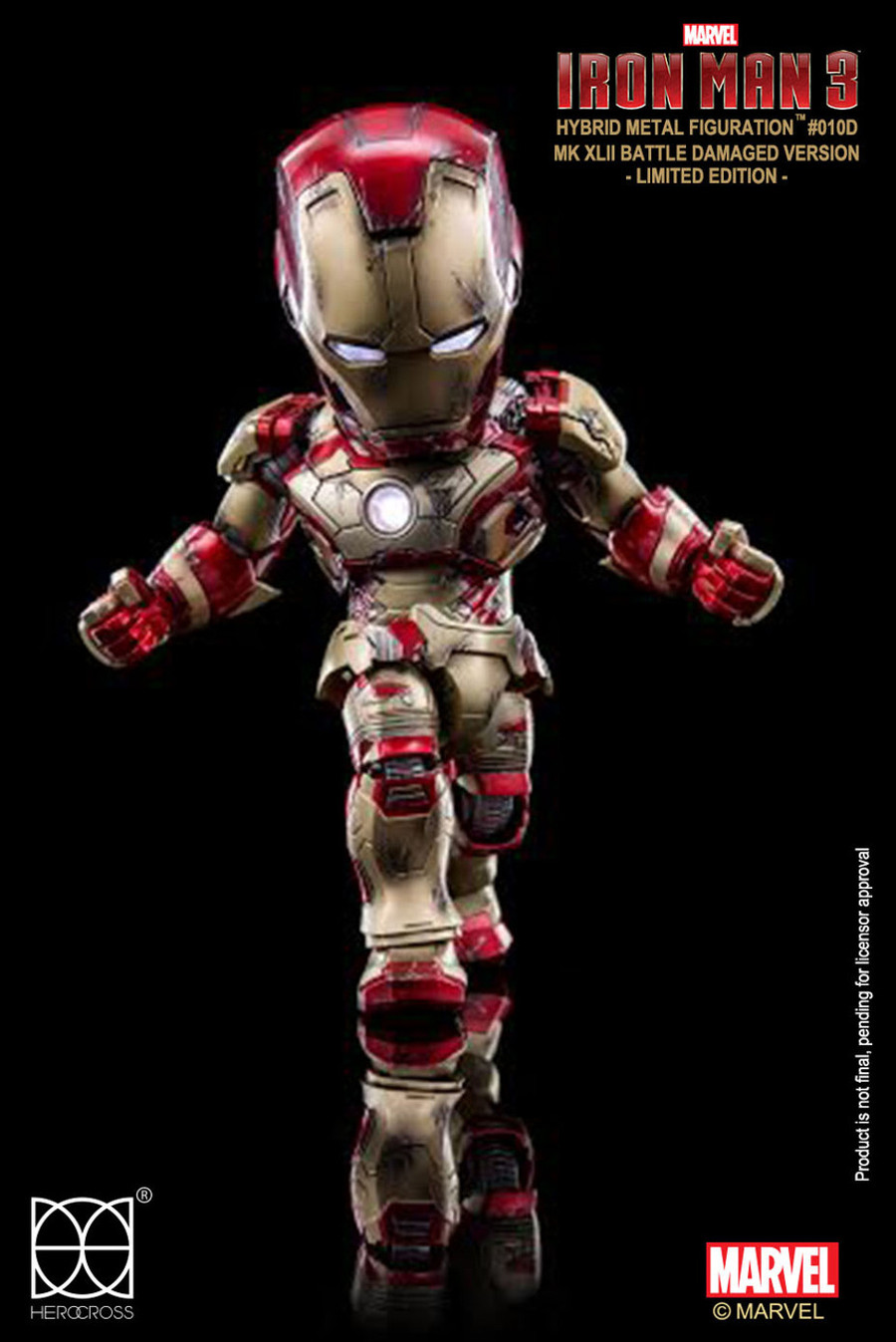 HEROCROSS - Iron Man Mark XLII Battle Damaged Limited Edition