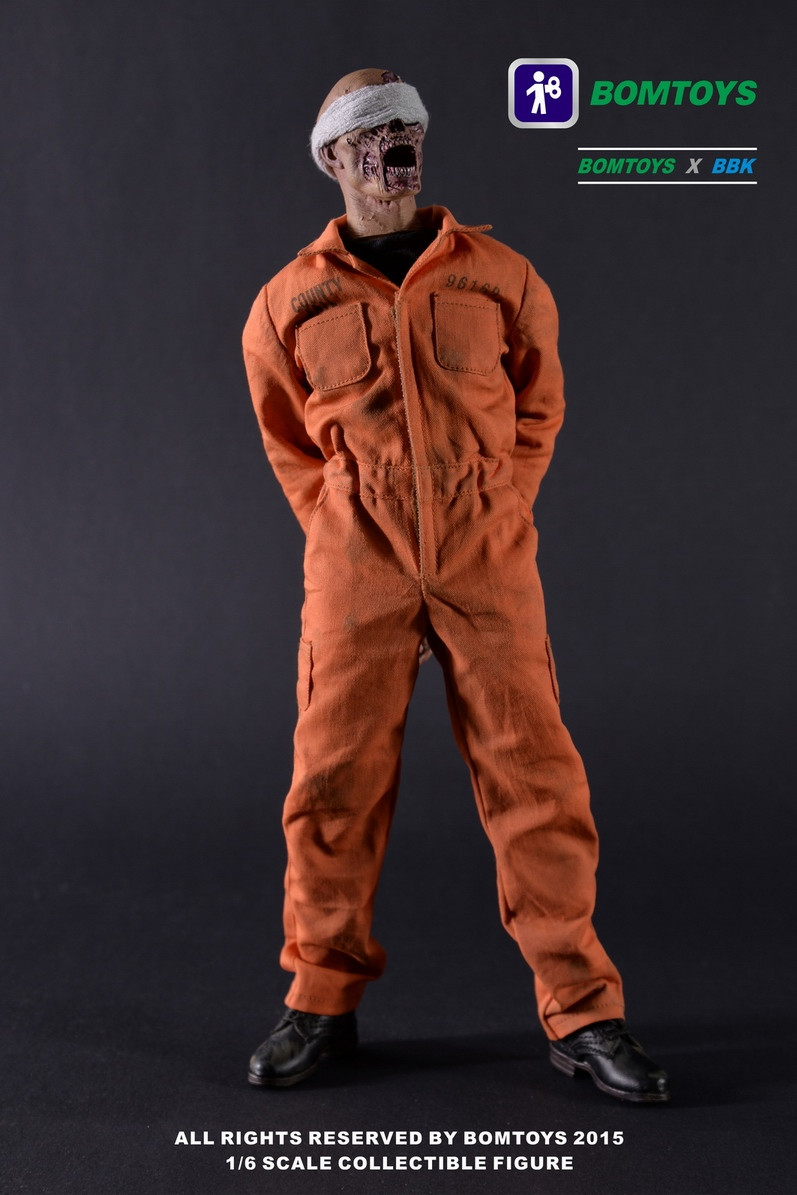 BOMTOYS - Prisoner Zombie Collectible Action Figure