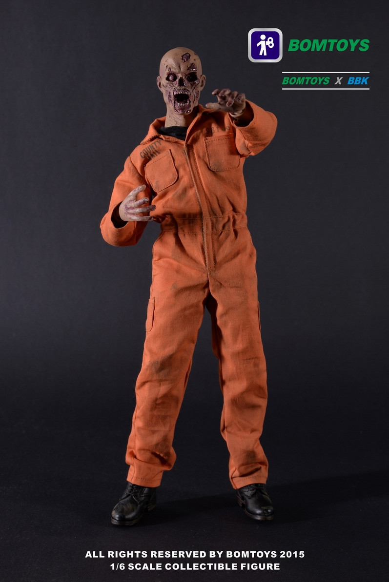 BOMTOYS - Prisoner Zombie Collectible Action Figure