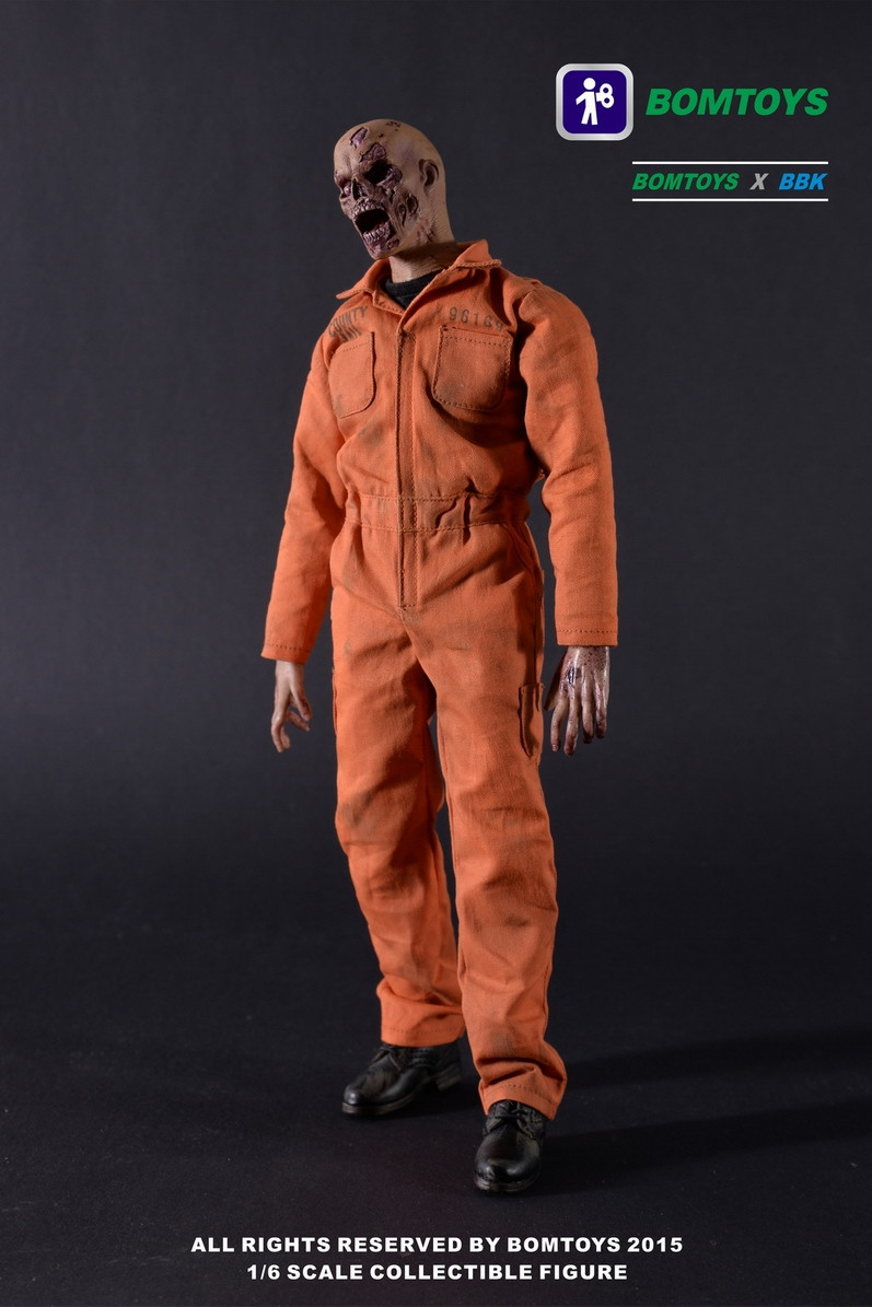 BOMTOYS - Prisoner Zombie Collectible Action Figure