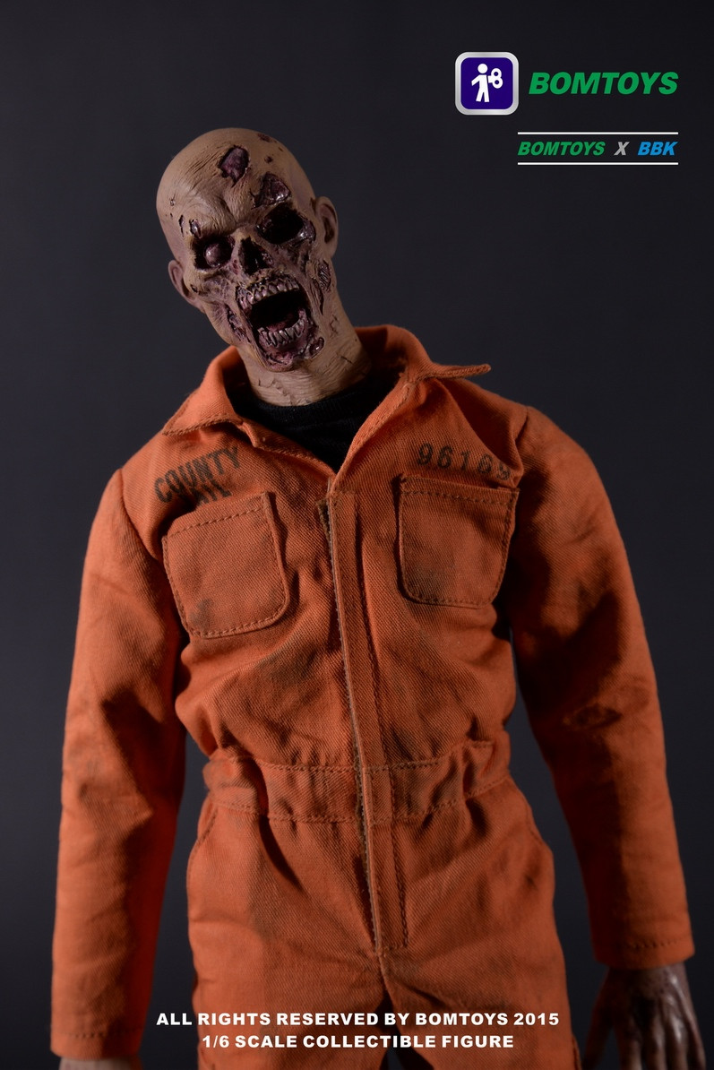 BOMTOYS - Prisoner Zombie Collectible Action Figure