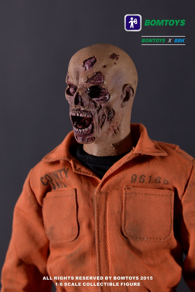 BOMTOYS - Prisoner Zombie Collectible Action Figure
