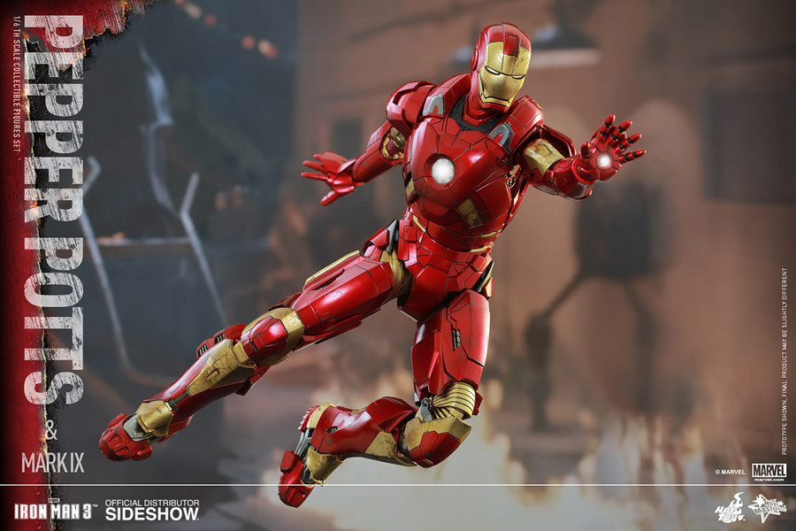 Hot Toys - Iron Man 3 - Pepper Potts and Mark IX Armor