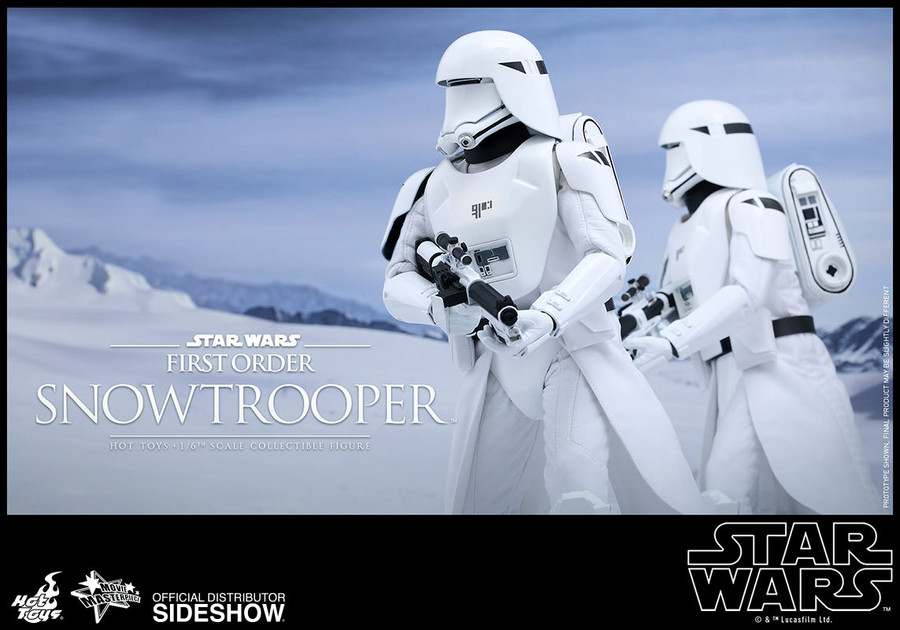 Hot Toys Movie Masterpiece - Star Wars: Il Risveglio Della Forza - First Order Snowtrooper (Officer Version) 1/6 Scale