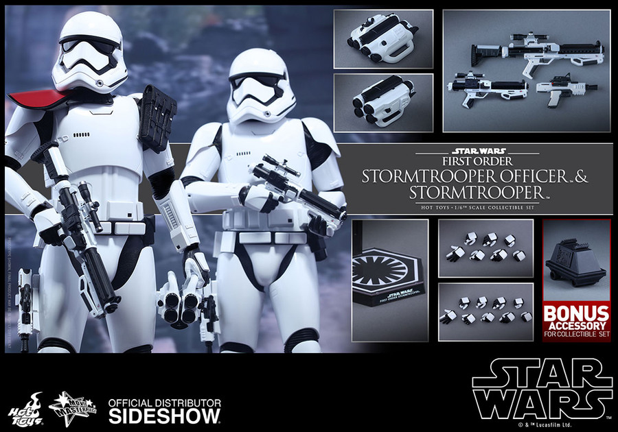 Hot Toys - Star Wars: The Force Awakens - First Order Stormtrooper Officer and Stormtrooper