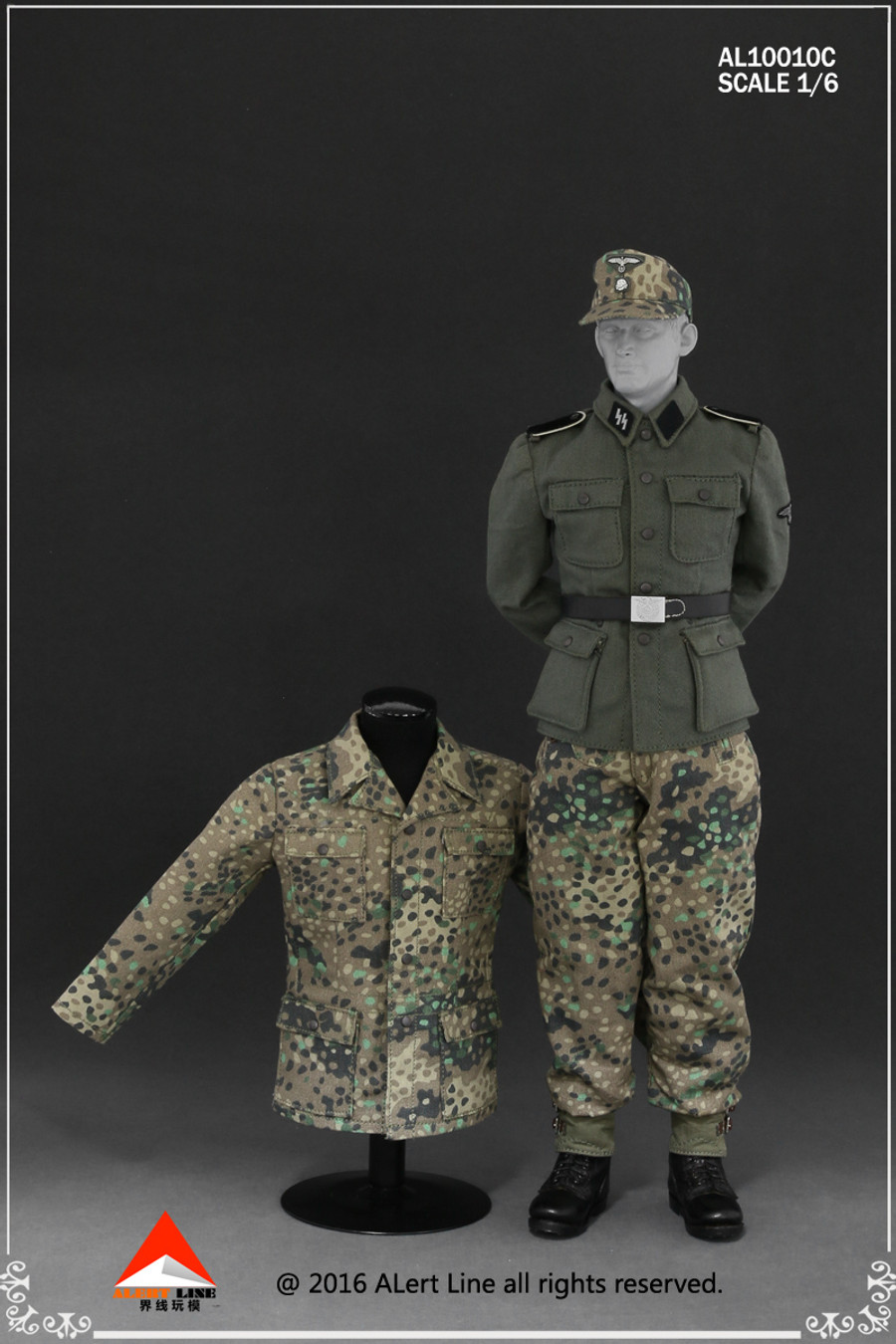 Alert Line - Wehrmacht Camouflage Uniform Suit - Pea Pattern