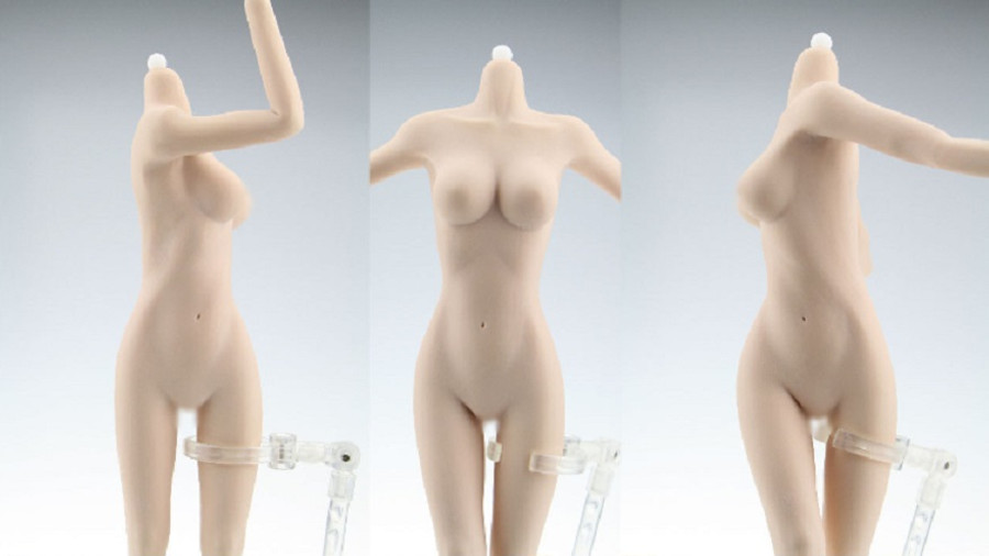 Jiaou Doll - Female Seamless Body in Suntan/Large Bust Size
