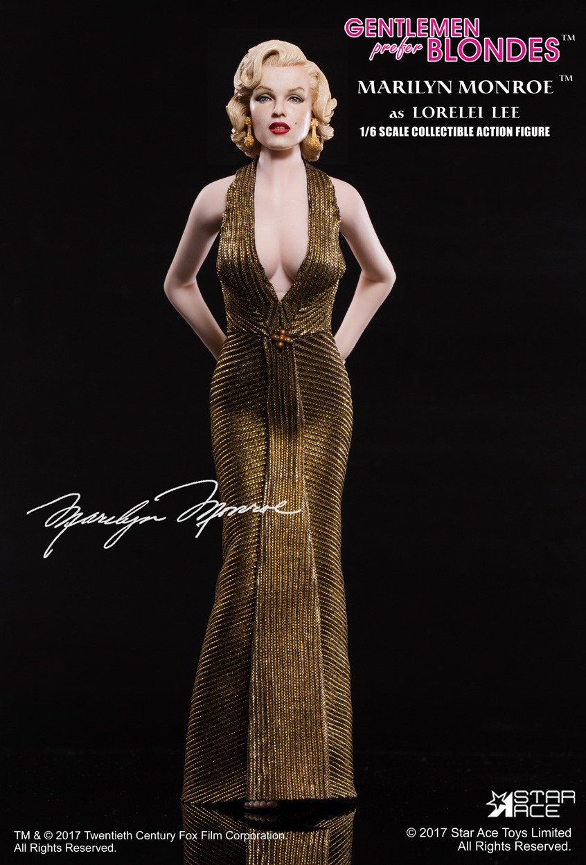 Star Ace - Marilyn Monroe - Gold Dress Version Star Ace - Marilyn Monroe - Gold Dress Version