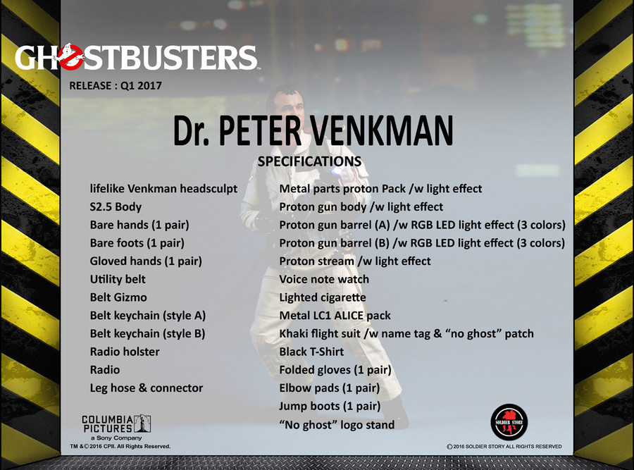 Soldier Story - GHOSTBUSTERS 1984 - Dr. PETER VENKMAN