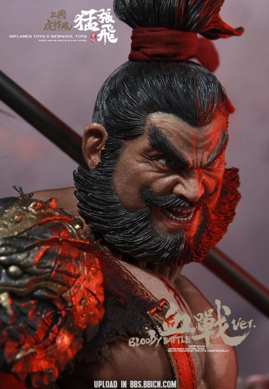 Inflames Toys x Newsoul Toys - Soul of Tiger Generals - Bloody-fighting Zhang Yide (Deluxe Version)