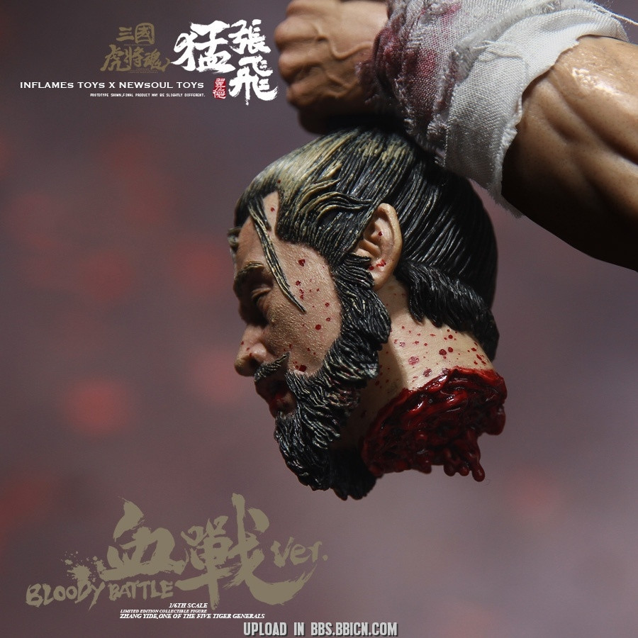 Inflames Toys x Newsoul Toys - Soul of Tiger Generals - Bloody-fighting Zhang Yide (Deluxe Version)