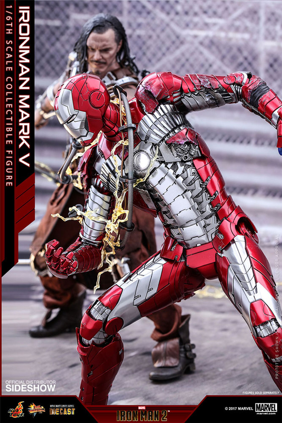 Hot Toys - Iron Man 2 -  Iron Man Mark V Diecast Movie Masterpiece