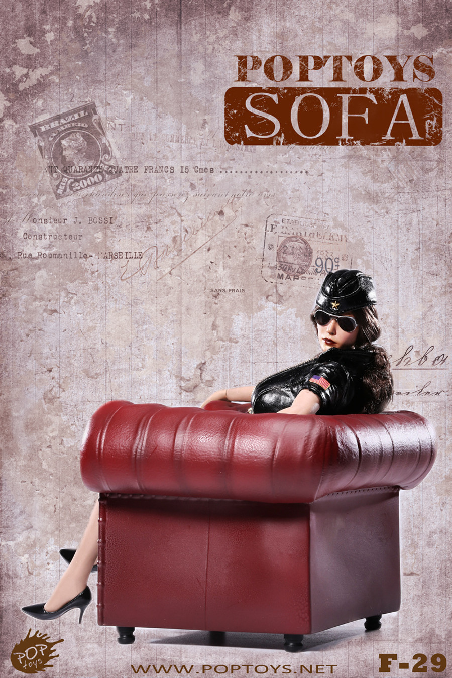 Pop Toys - British Single Sofa