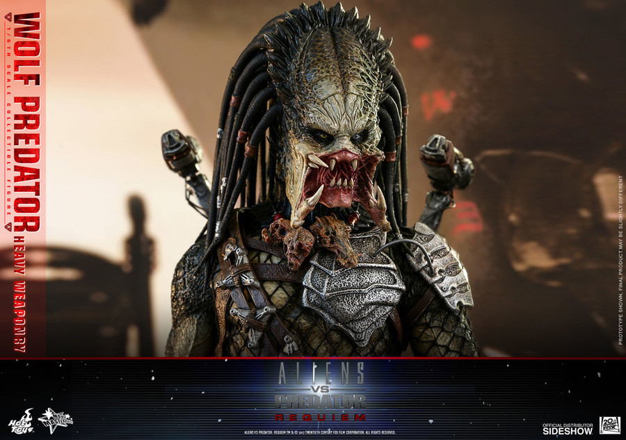 Hot Toys - Aliens vs Predator Requiem: Wolf Predator Heavy Weaponry