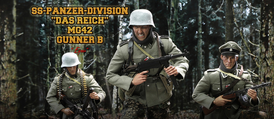 DID -  SS-Panzer-Division Das Reich MG42 Gunner B - Egon