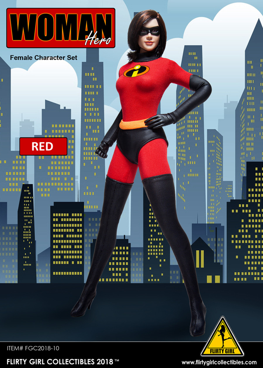 Flirty Girl - Woman Hero Female Character Set