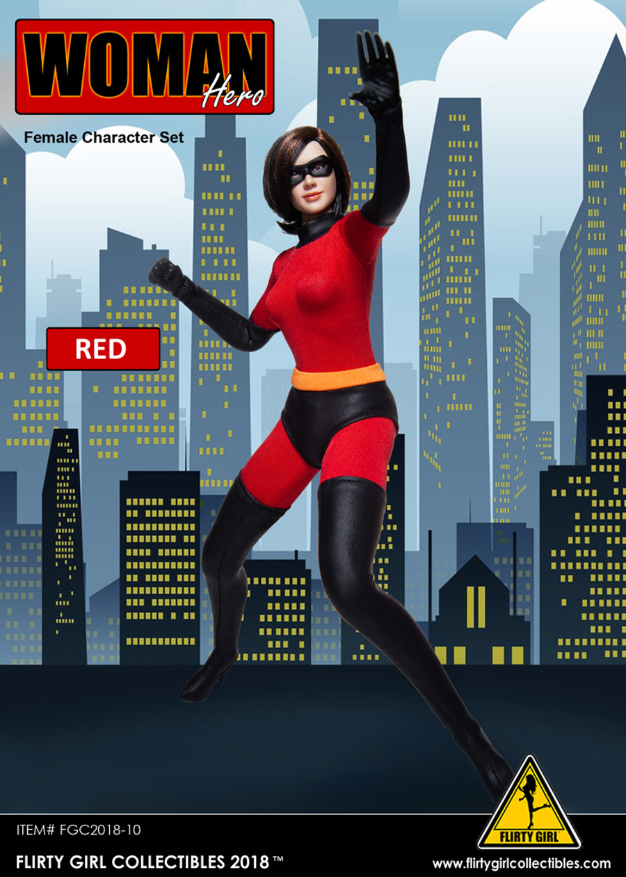 Flirty Girl - Woman Hero Female Character Set