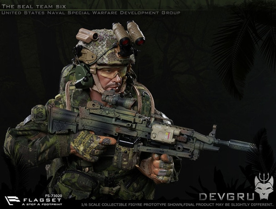 Flagset - US Seals 6 Team DEVGRU Jungle Dagger Action