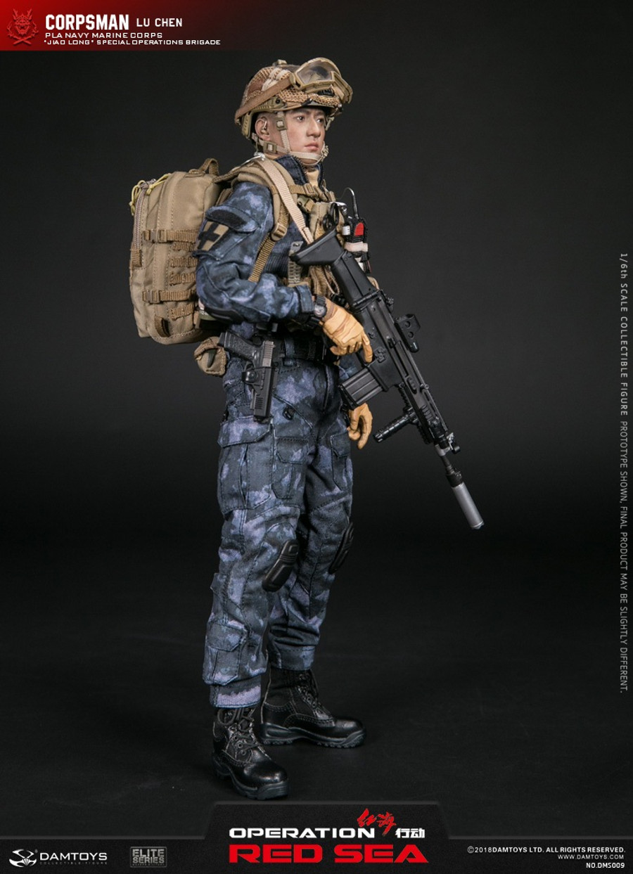 DAM Toys - PLA Navy Marine Corps "Jiao Long" Special Operations Brigade Operator Corpsman - Lu Chen