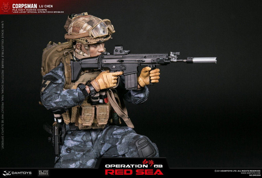 DAM Toys - PLA Navy Marine Corps "Jiao Long" Special Operations Brigade Operator Corpsman - Lu Chen