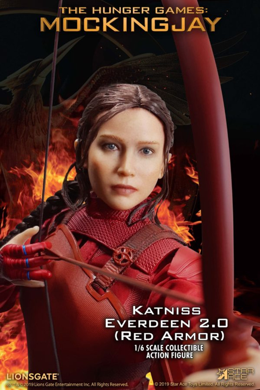 Star Ace - The Hunger Games Mockingjay - Katniss Everdeen 2.0 (Red Armor)