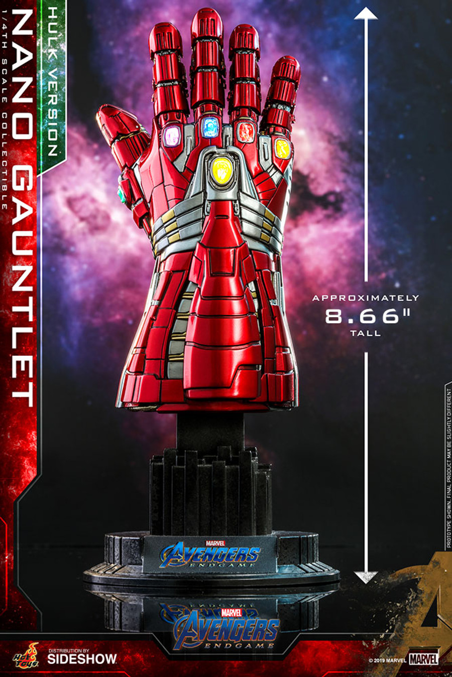 Hot Toys - Avengers Endgame: Nano Gauntlet (Hulk Version) - Quarter Scale