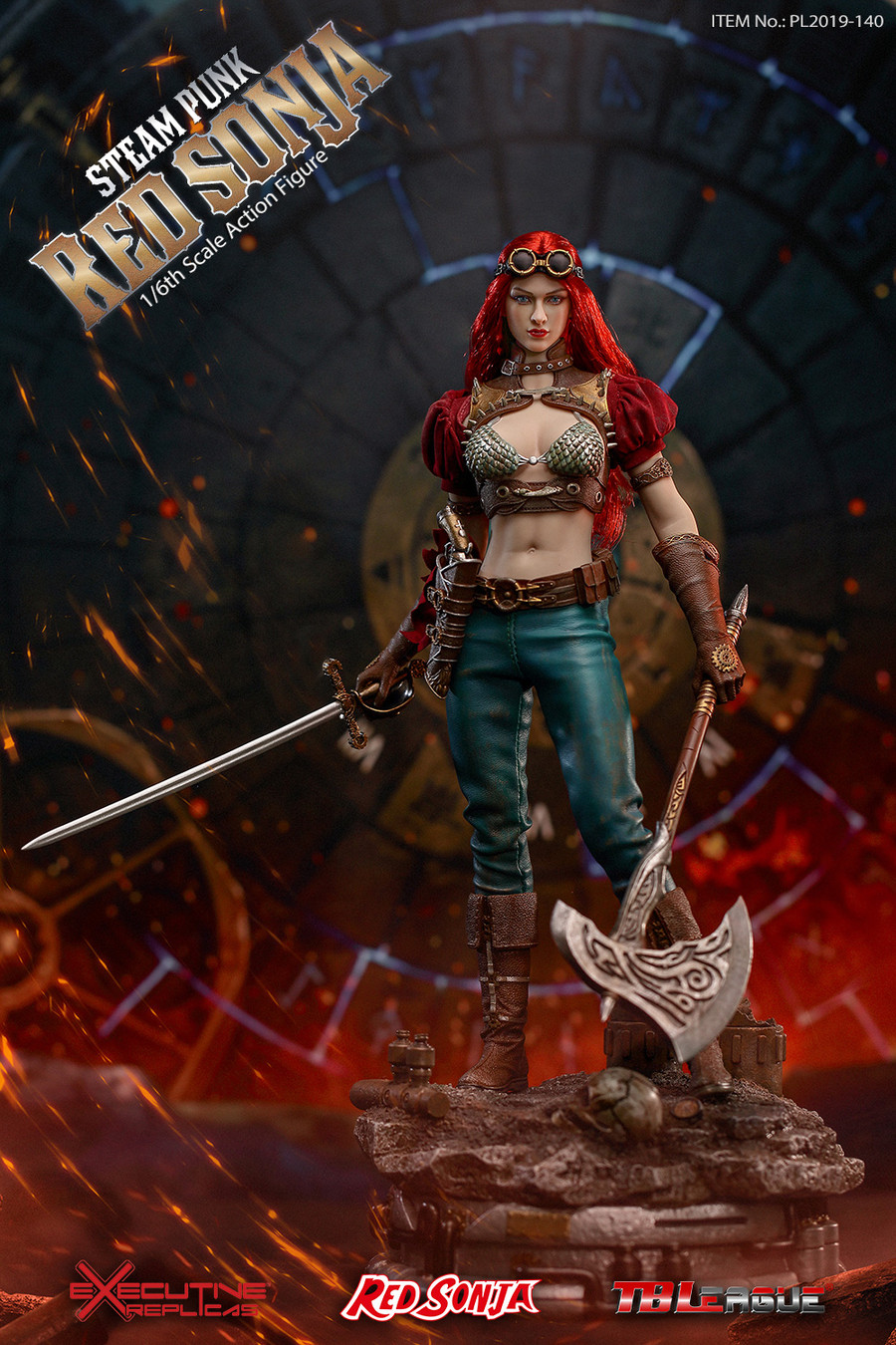 TBLeague - Steam Punk Red Sonja Deluxe Version