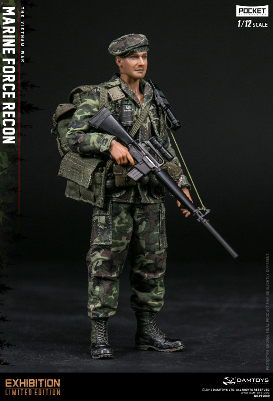 DAM Toys - 1/12 Pocket Elite Series: Marine Force Recon In Vietnam