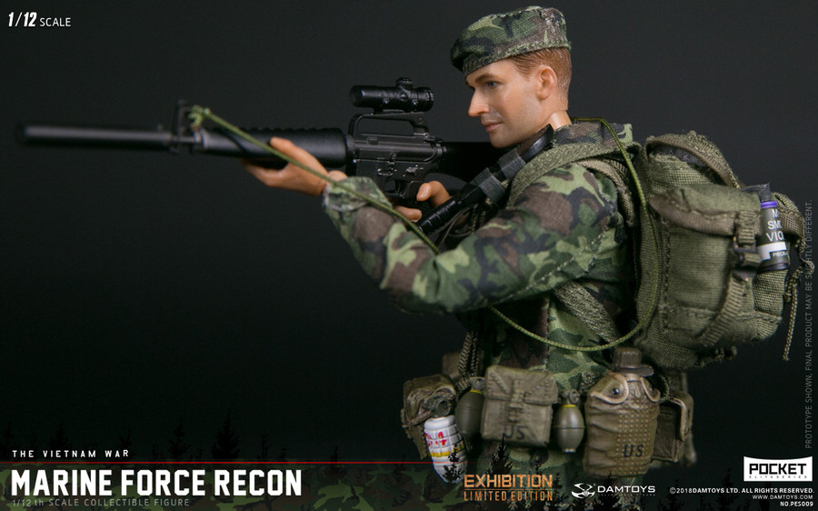 DAM Toys - 1/12 Pocket Elite Series: Marine Force Recon In Vietnam