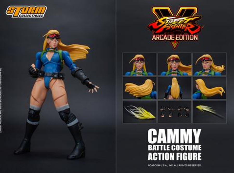 Storm Collectibles - Street Fighter V: Arcade Edition Battle Costume Cammy 1/12 Scale SDCC 2019 Exclusive