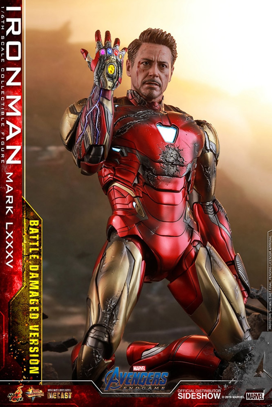 Hot Toys - Avengers: Endgame - Iron Man Mark LXXXV (Battle Damaged Version)