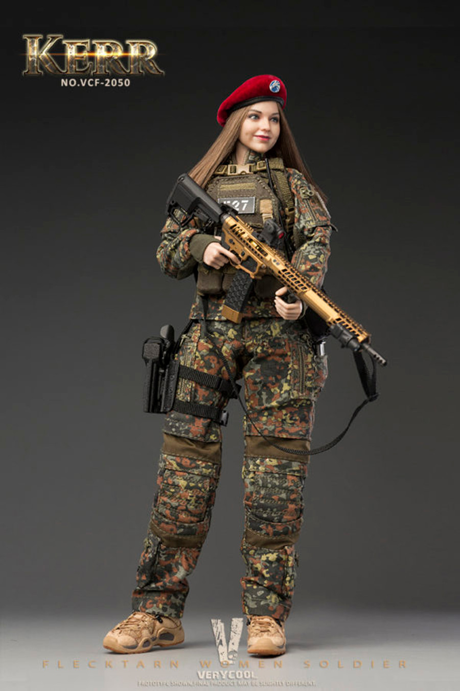 Very Cool - Flecktarn Women Soldier Kerr