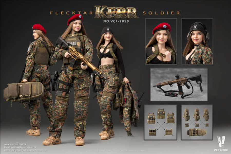 Very Cool - Flecktarn Women Soldier Kerr