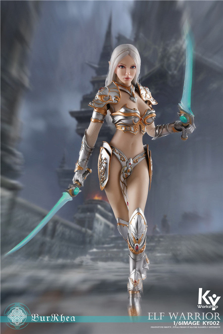 KY Workshop - Elf Female Soldier Burryna - Silver Standard Version