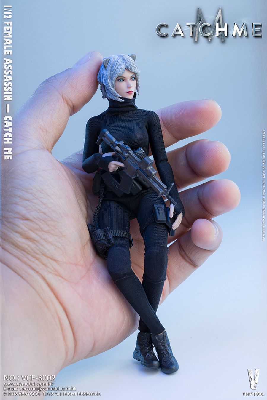 Very Cool - 1/12 Palm Treasure Series - Female Assassin Catch Me