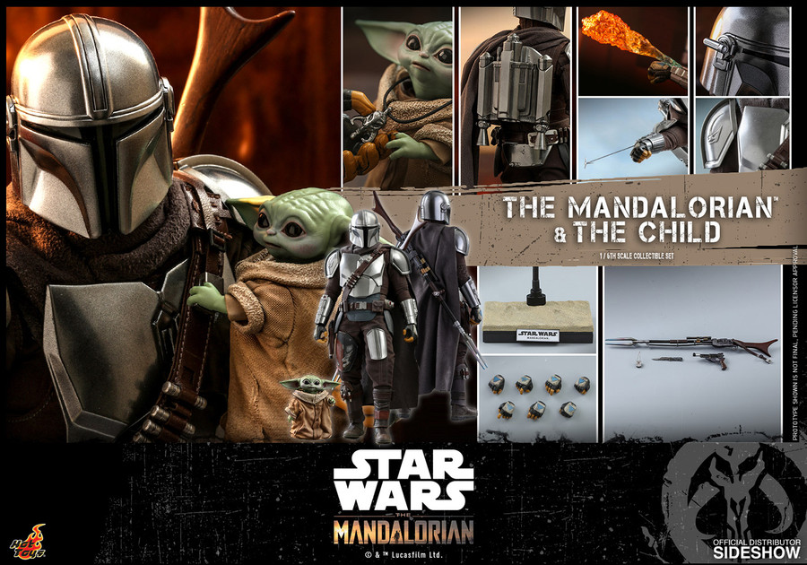 Hot Toys - Star Wars The Mandalorian - The Mandalorian and The Child Set