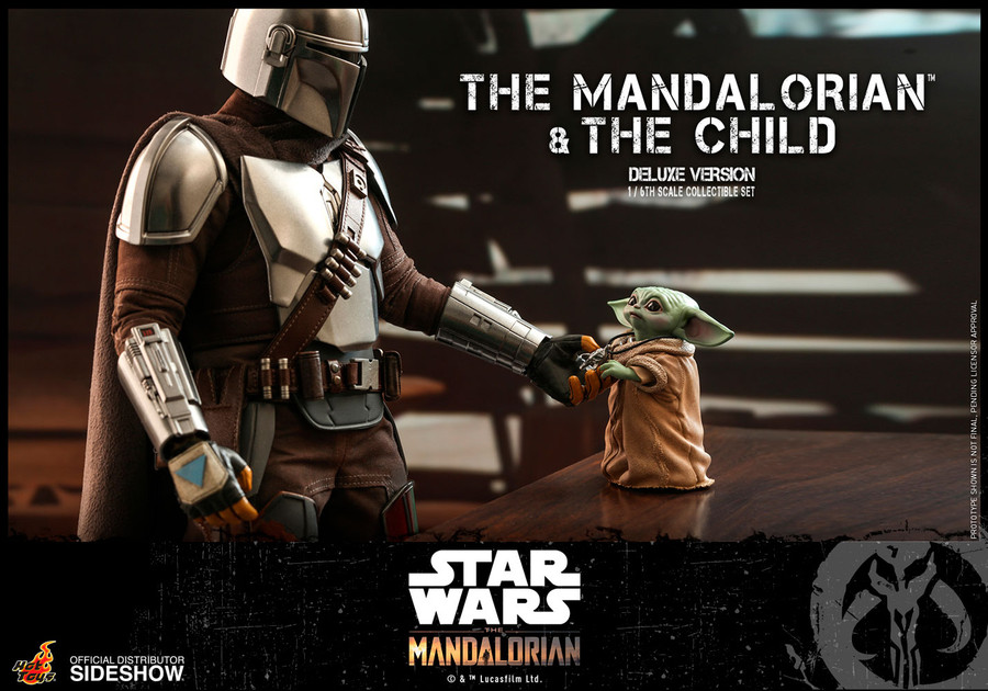 Hot Toys - Star Wars The Mandalorian - The Mandalorian and The Child Deluxe Set