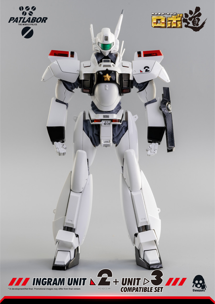 Threezero - Mobile Police Patlabor: ROBO-DOU Ingram Unit 2 + Unit 3 Compatible Set