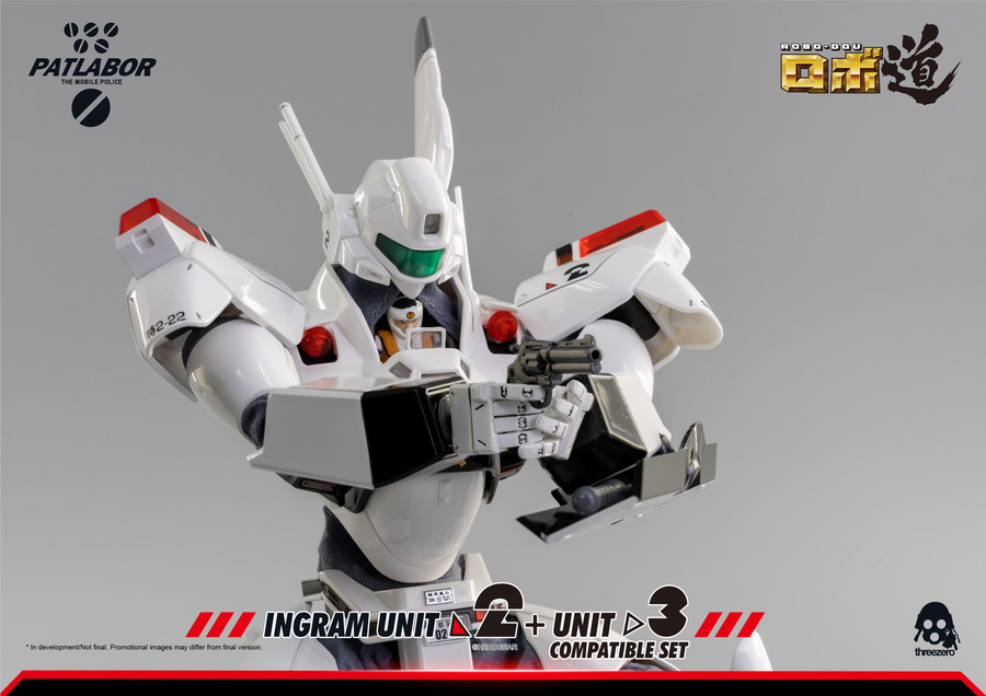 Threezero - Mobile Police Patlabor: ROBO-DOU Ingram Unit 2 + Unit 3 Compatible Set