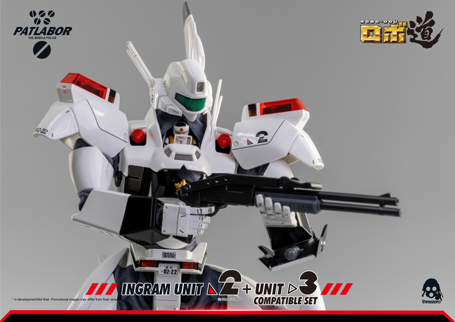 Threezero - Mobile Police Patlabor: ROBO-DOU Ingram Unit 2 + Unit 3 Compatible Set