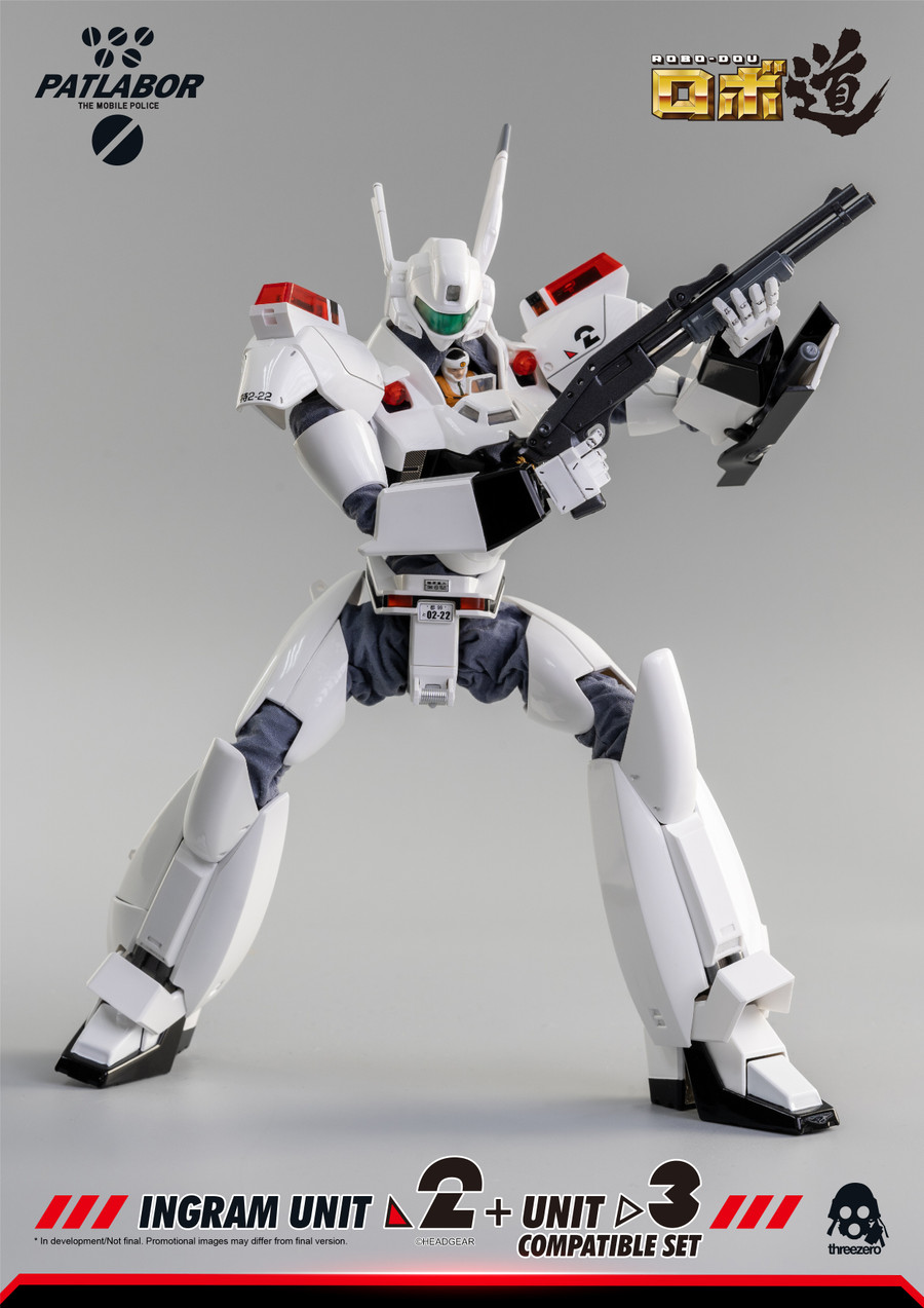 Threezero - Mobile Police Patlabor: ROBO-DOU Ingram Unit 2 + Unit 3 Compatible Set